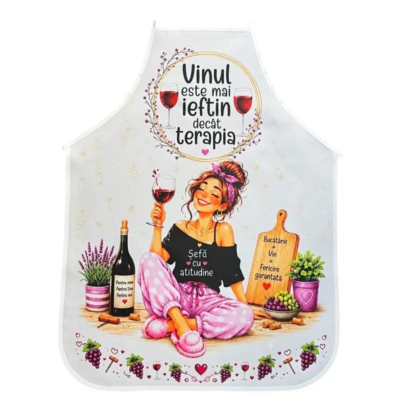 Vinul este mai ieftin decat terapia, sort cu mesaj, model sogs103